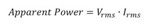 Apparent Power equation